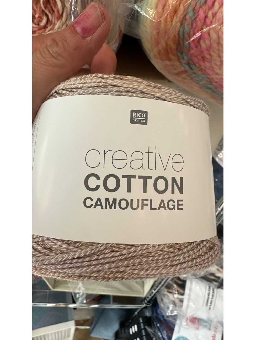 Rico Design Creative Cotton Camouflage Yarn - Pebble Beach 006
